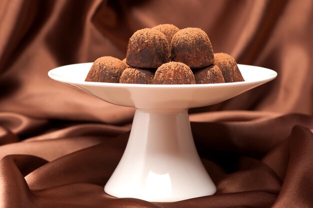 trufas de chocolate