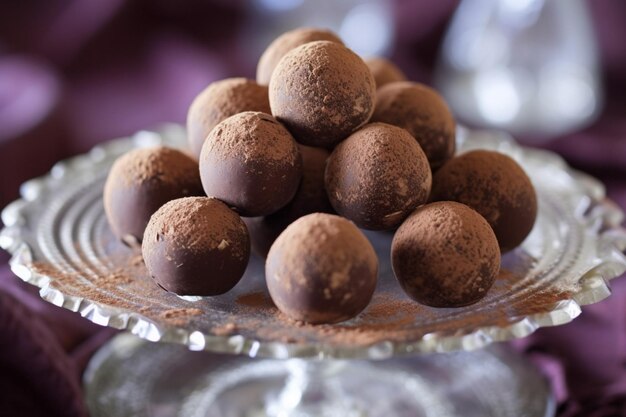 trufas de chocolate