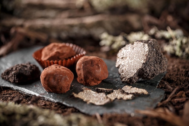 trufas de chocolate