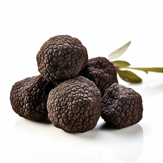 Trufas com fundo branco de alta qualidade ultra h