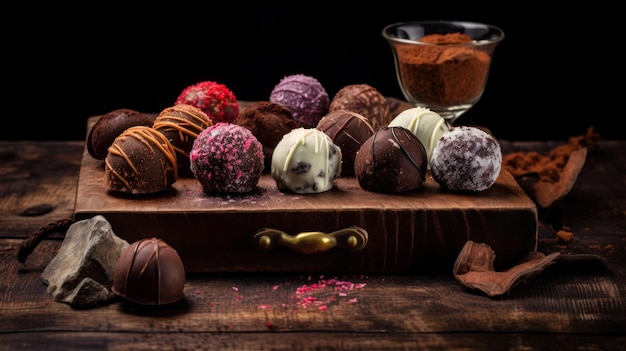 Trufas de chocolate