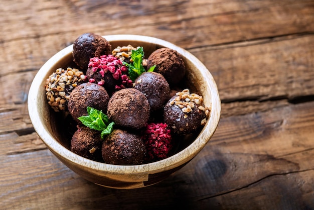 Trufas Veganas Crudas o Bolas Energéticas