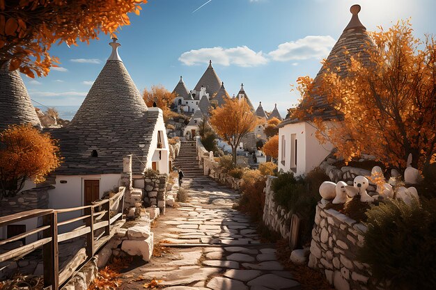 Trulli Alberobello (em inglês)