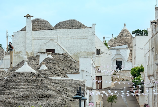 Trulli casas en Alberobello Italia