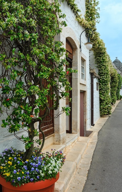 Trulli casas en Alberobello Italia