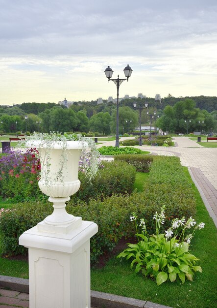 En Tsaritsyn Park Entrada al conjunto del palacio y el parque del siglo XVIII