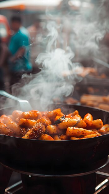 Tteokbokki würzige Reiskuchen