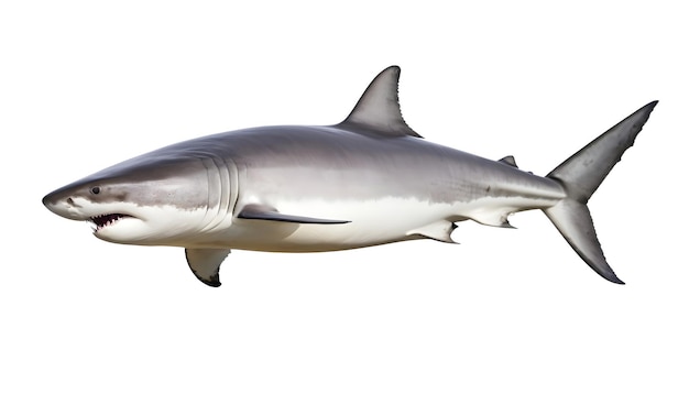 Tubarão Isolado em fundo branco
