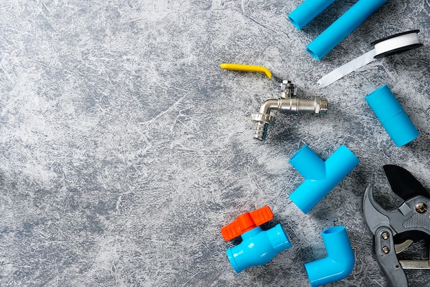 Tuberías de plástico para el sistema de agua Herramienta de corte de tubería Grifo de agua Cinta de sellado de rosca de tubería