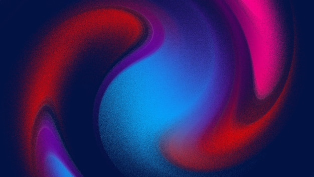 Tubo corrugado de abstracción con círculos de luz de arco iris Azul rojo rosa azul marino fondo abstracto