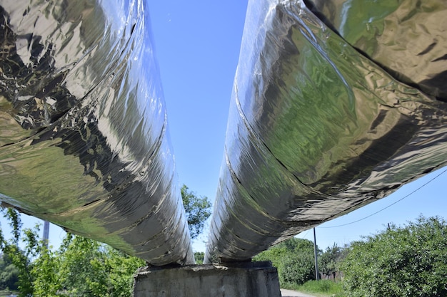 Tubos de aquecimento cobertos com papel alumínio Ulyanovsk