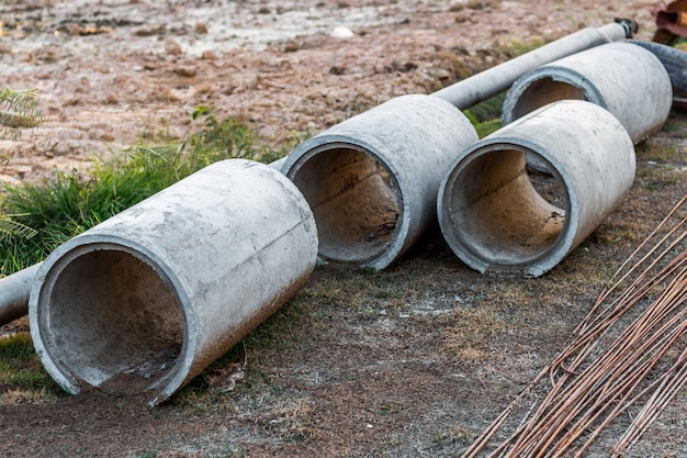 Tubos de drenagem de concreto