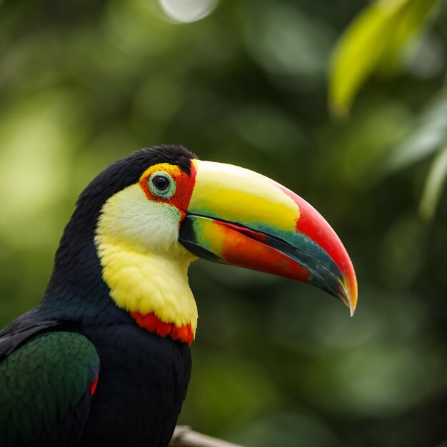 Foto el tucán de la quilla en costa rica