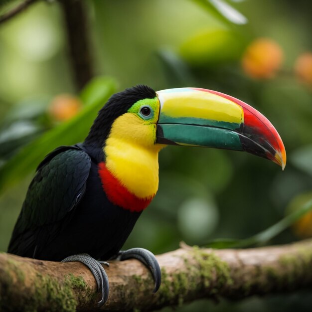 Foto el tucán de la quilla en costa rica