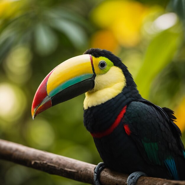 Foto el tucán de la quilla en costa rica