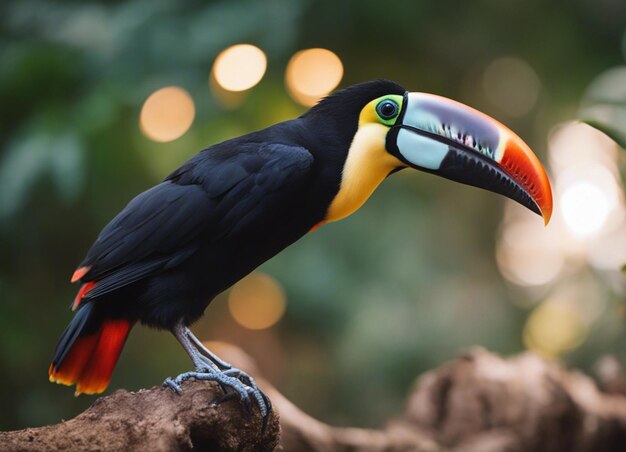 Un tucano en el bosque