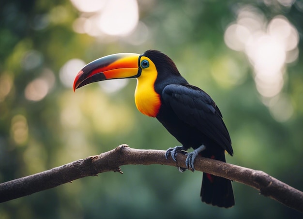 Un tucano en el bosque