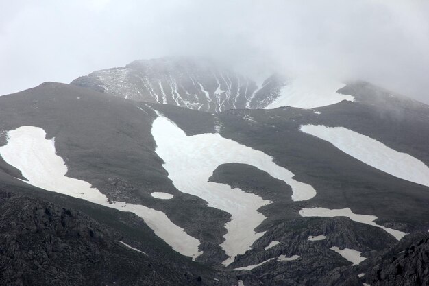 Türkei Isparta schneebedeckter Berg Dedegol