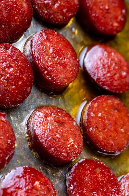 Foto türkische gebratene wurst türkischer name türkischer sucuk