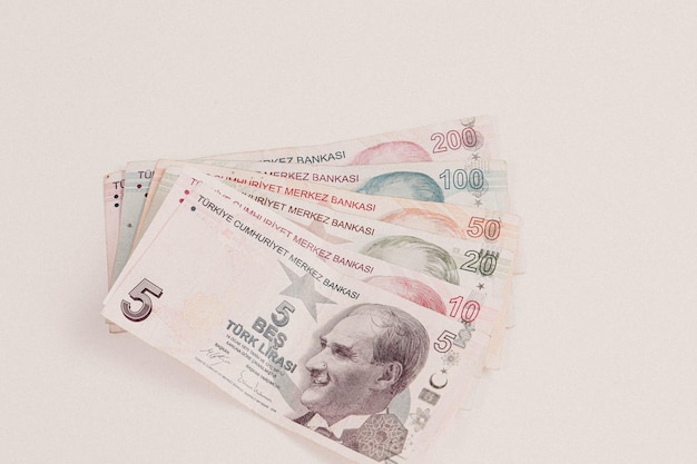 Türkische Währung Türkische Lira-Banknoten