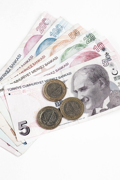 Türkische Währung Türkische Lira-Banknoten