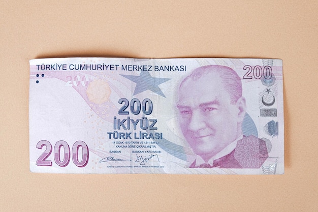 Türkische Währung, türkische Lira-Banknoten