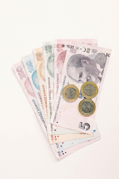 Türkische Währung Türkische Lira-Banknoten