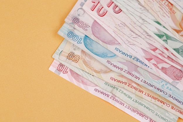 Türkische Währung, türkische Lira-Banknoten