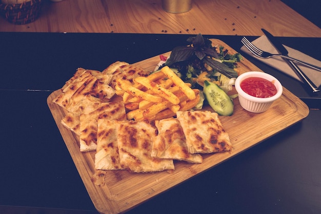 Türkischer Snack und Frühstücksmahlzeit