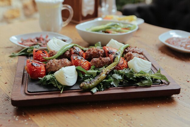 Türkischer traditioneller köstlicher Kebab