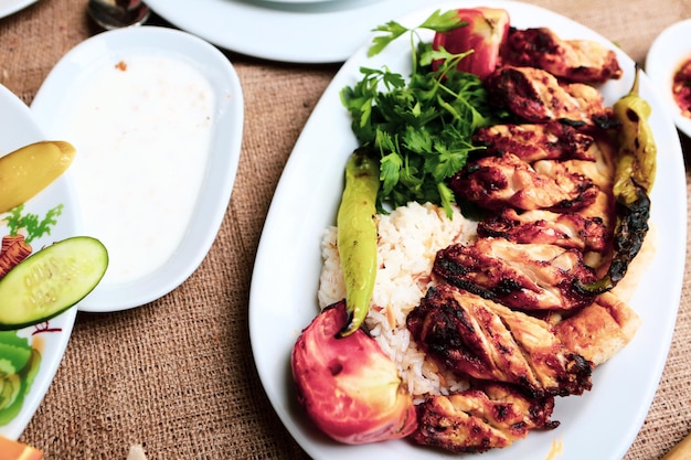 Türkischer und arabischer traditioneller Ramadan-Kebab