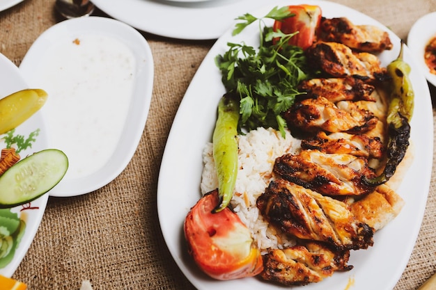 Türkischer und arabischer traditioneller Ramadan-Kebab