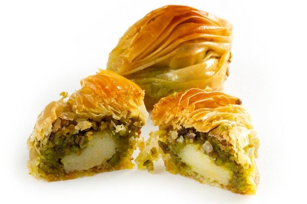 Türkisches Dessert Baklava mit Pistazien