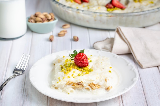 Türkisches traditionelles Ramadan-Dessert Gullac