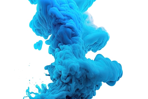 Türkisfarbene flüssige Textur abstraktes Banner für Hintergrund generative ai