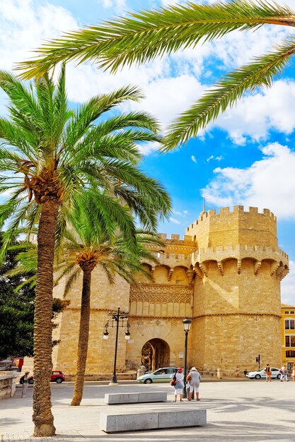 Türme von Serranos in Valencia. Spanien.