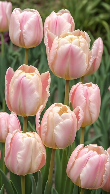 Tulipa aposAngeliqueapos Dupla Tulipa Tarde A variedade apos Angeliqueapos de Tulipa Tardia Dupla