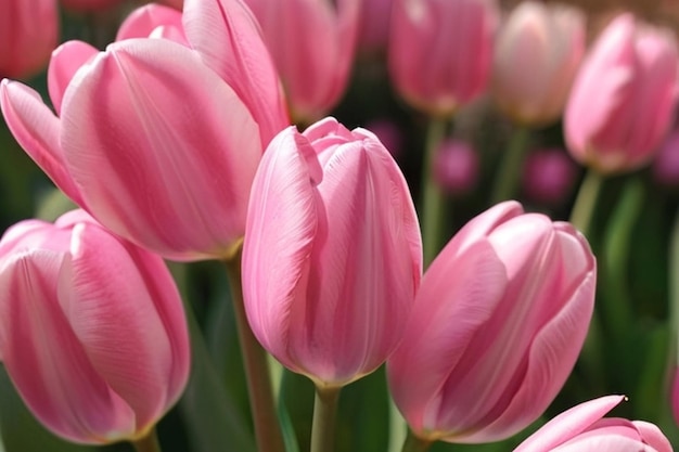 Tulipas cor-de-rosa