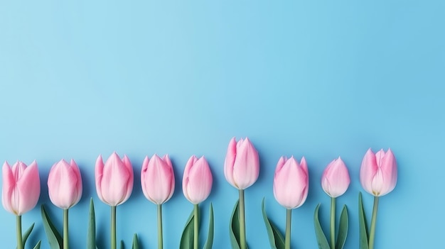Tulpe blüht Hintergrund Illustration AI GenerativexA