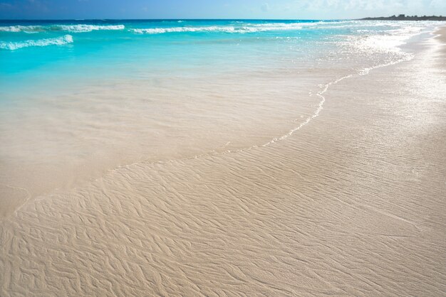 Tulum praia do caribe na riviera maya