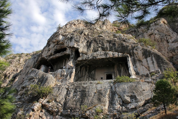 Tumbas rochosas Amasya TURQUIA