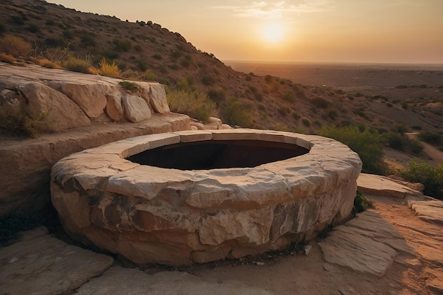 túmulo vazio de Jesus Cristo ao nascer do sol ressurreição