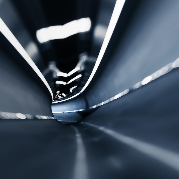 Foto túnel de carreteras de velocidad renderización 3d