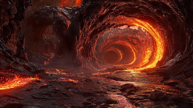 Túnel de Lava de Fogo