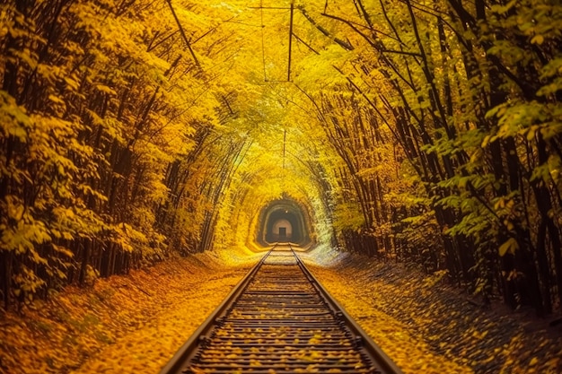 El túnel del ferrocarril es un túnel que se llama el túnel.