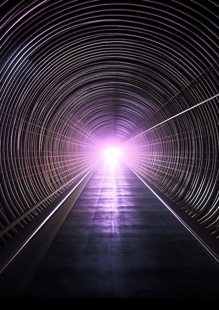 Un túnel con una luz al final