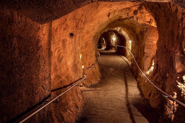 Túnel na rocha Rosh Hanikra Israel