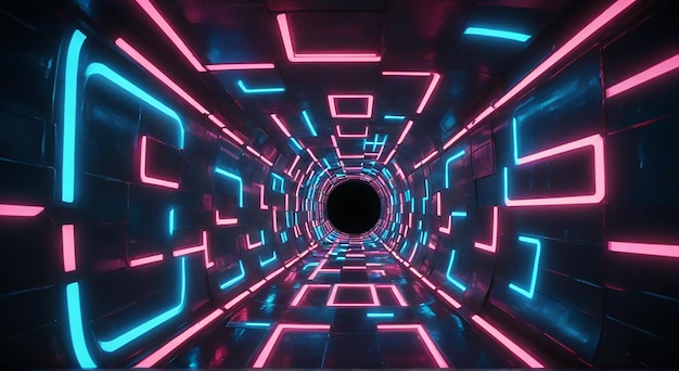 un túnel con la palabra " luz " en él