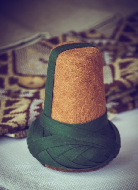 turbante moda otomana para o sufi