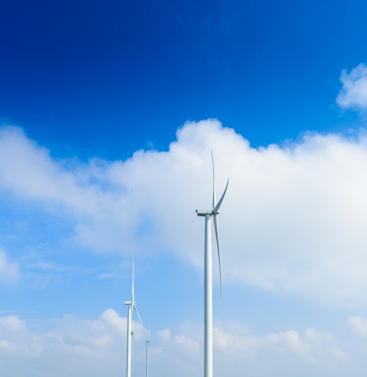 Turbina de molino de viento para la producción eléctrica en Khao Kho, Petchaboon, Tailandia